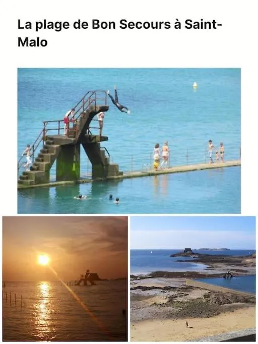 Maison 3,5km de la plage et proche Mont St Michel Saint-Broladre Hébergement de vacances